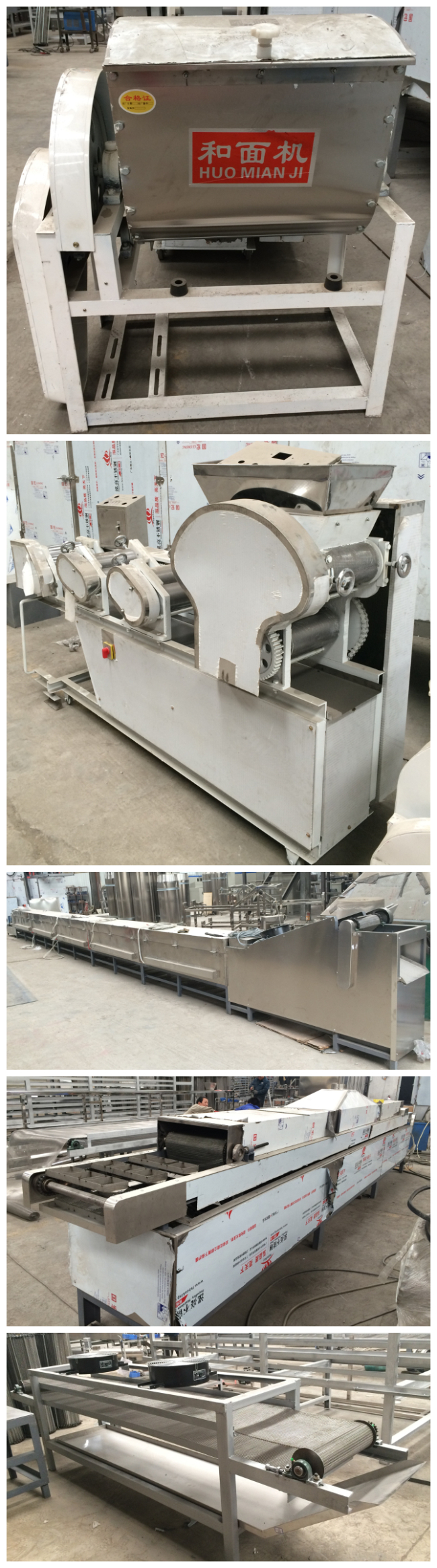 Automatic Fried Instant Noodle Making Machine 380V / 50Hz Voltage Labor Saving Automatic Fried Instant Noodle Making Machine 380V / 50Hz Voltage Labor Saving